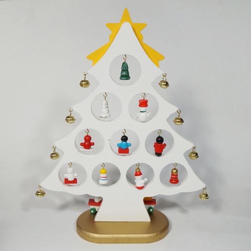 Weihnachtsbaum Holz weiss 3001